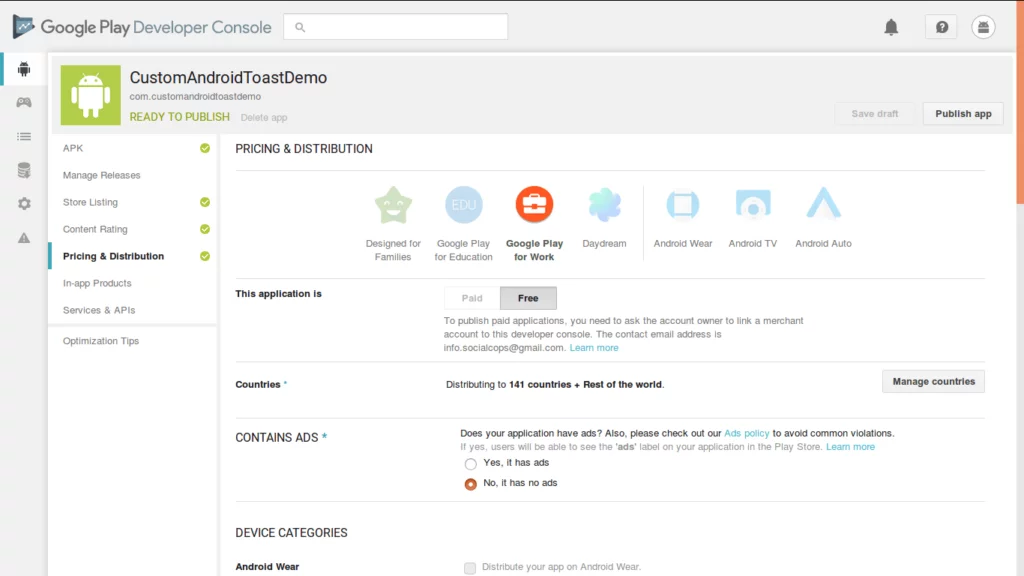 Publish Android App on Google Play Store Publish Android App on Google Play Store