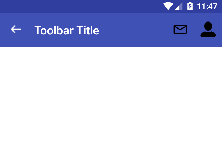 Android Toolbar Example