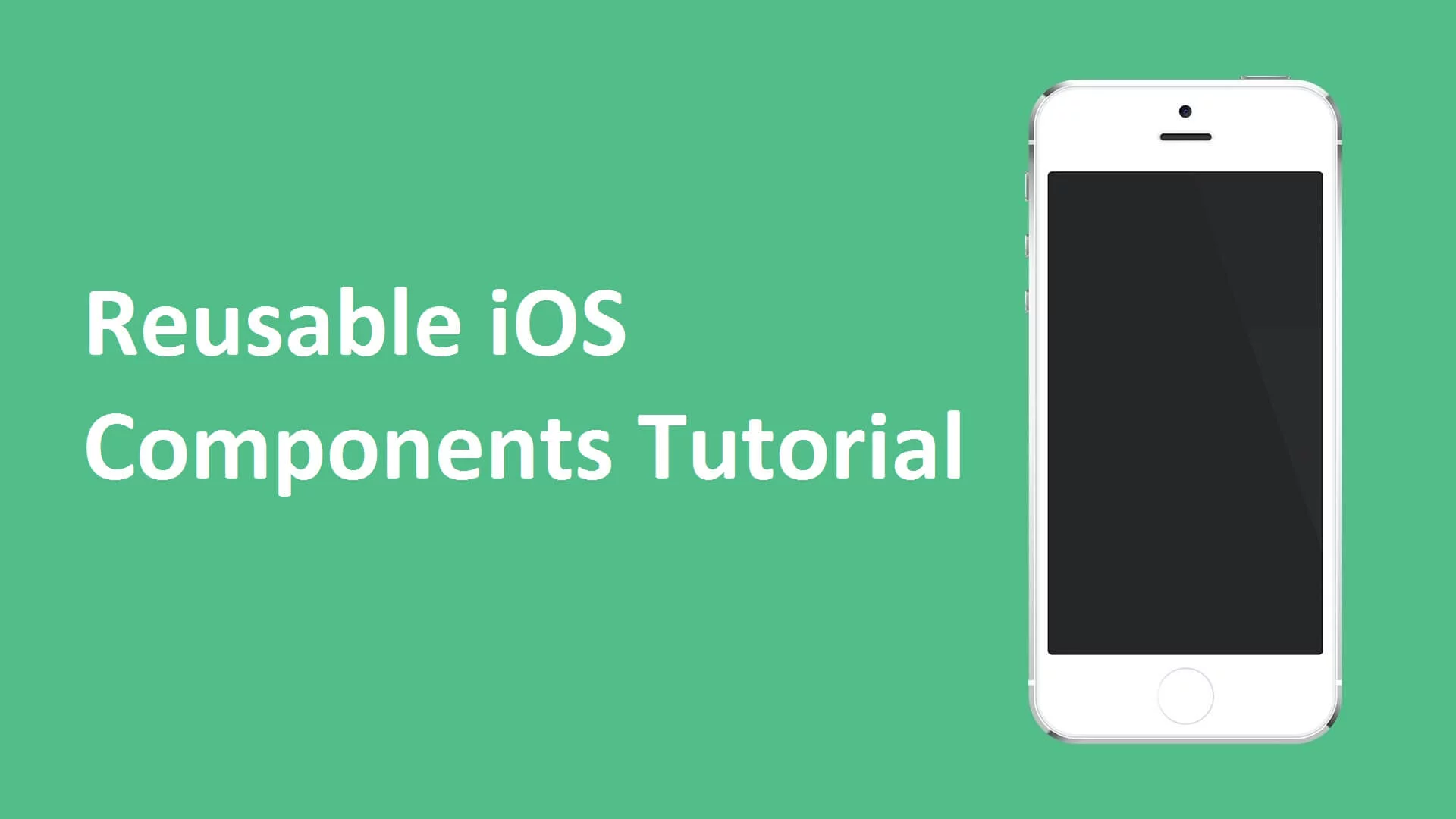 Create Reusable Components in ios