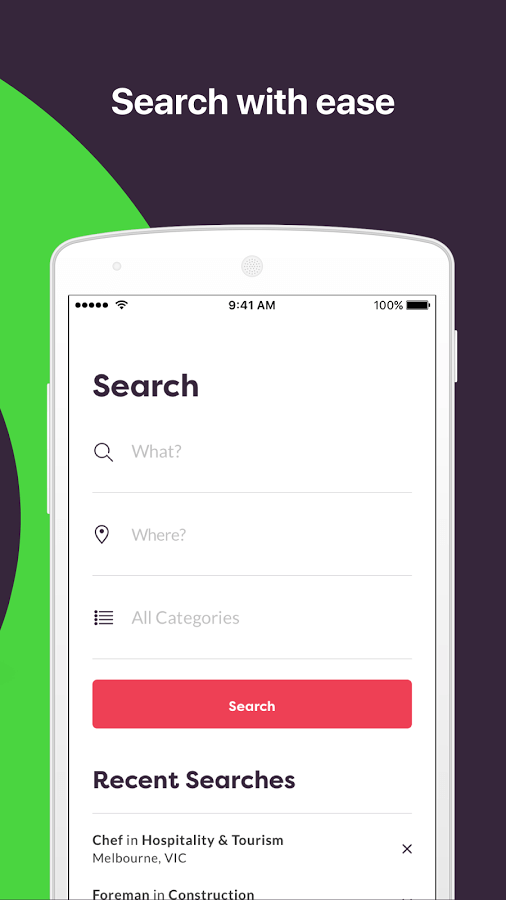  classified app search functionality