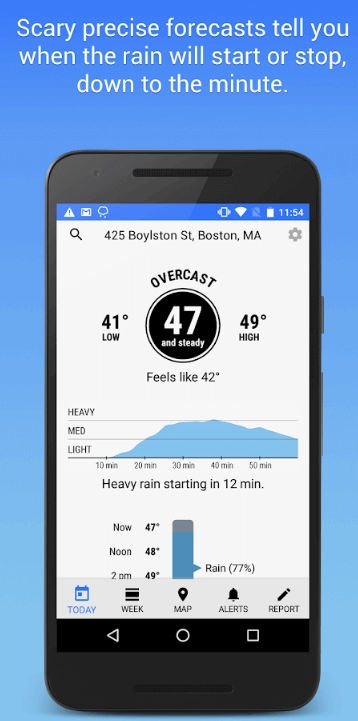 Real-time-forecast-weather-app