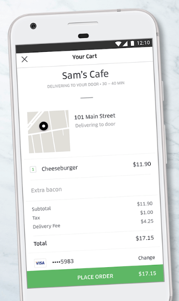 Uber-Eats-app