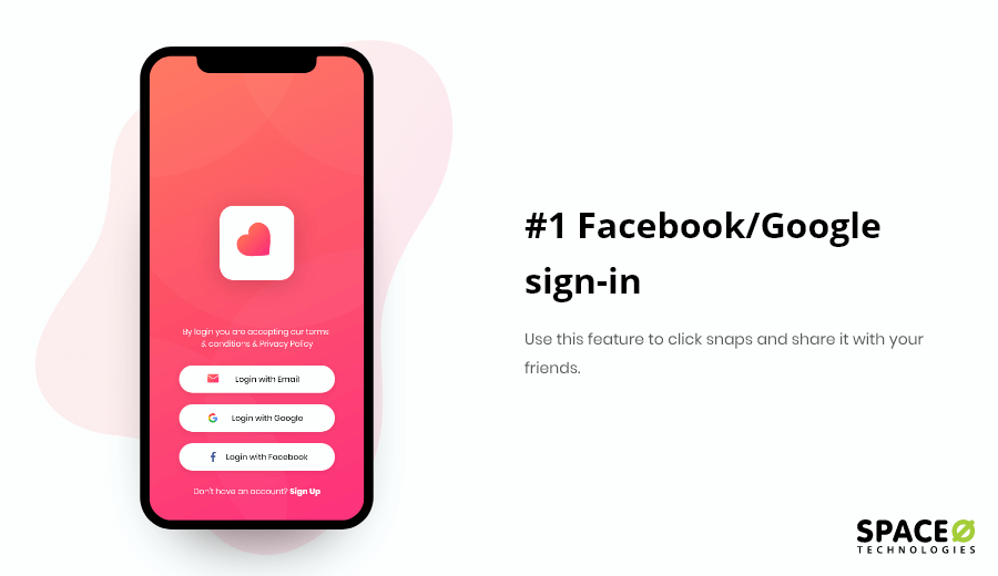 Social Media Sign-in Feature