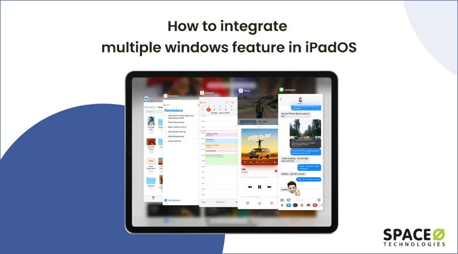 How to integrate multiple windows feature in iPadOS