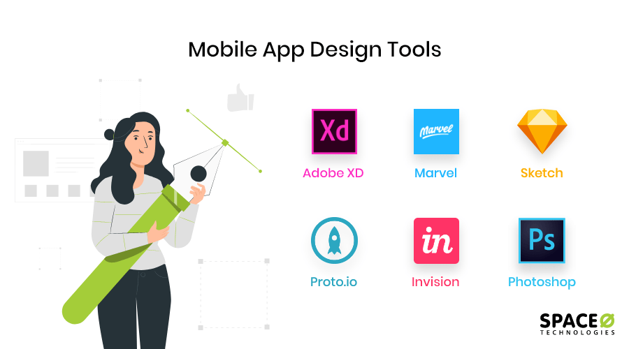 mobile app designing tools