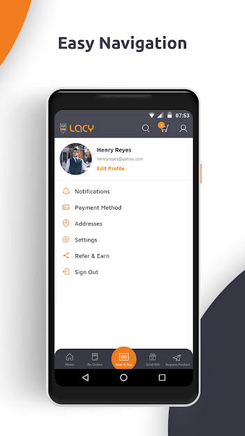 easy navigation in app