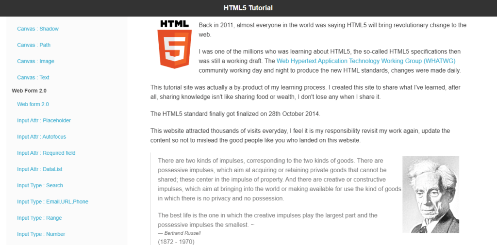 HTML5