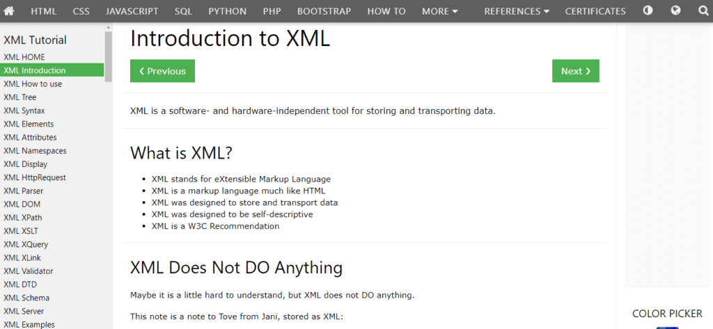 XML