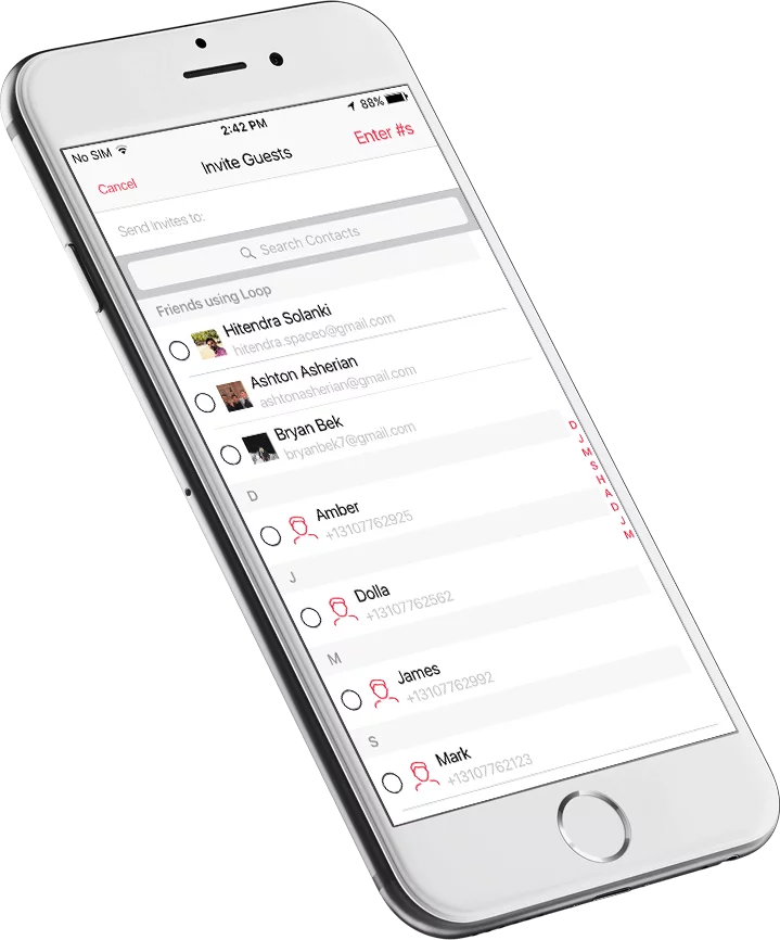 Loop app features