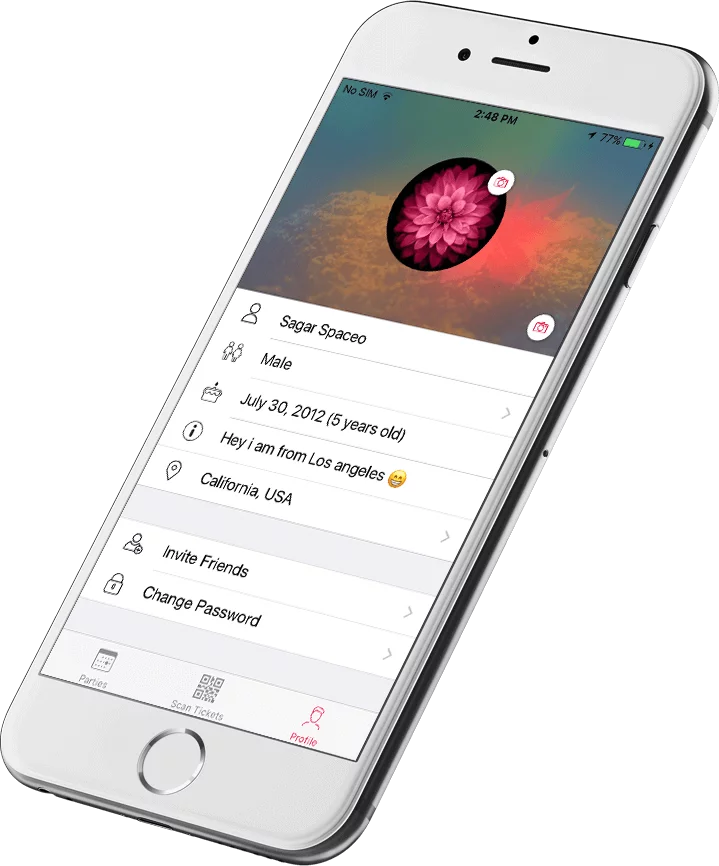 Loop app screen