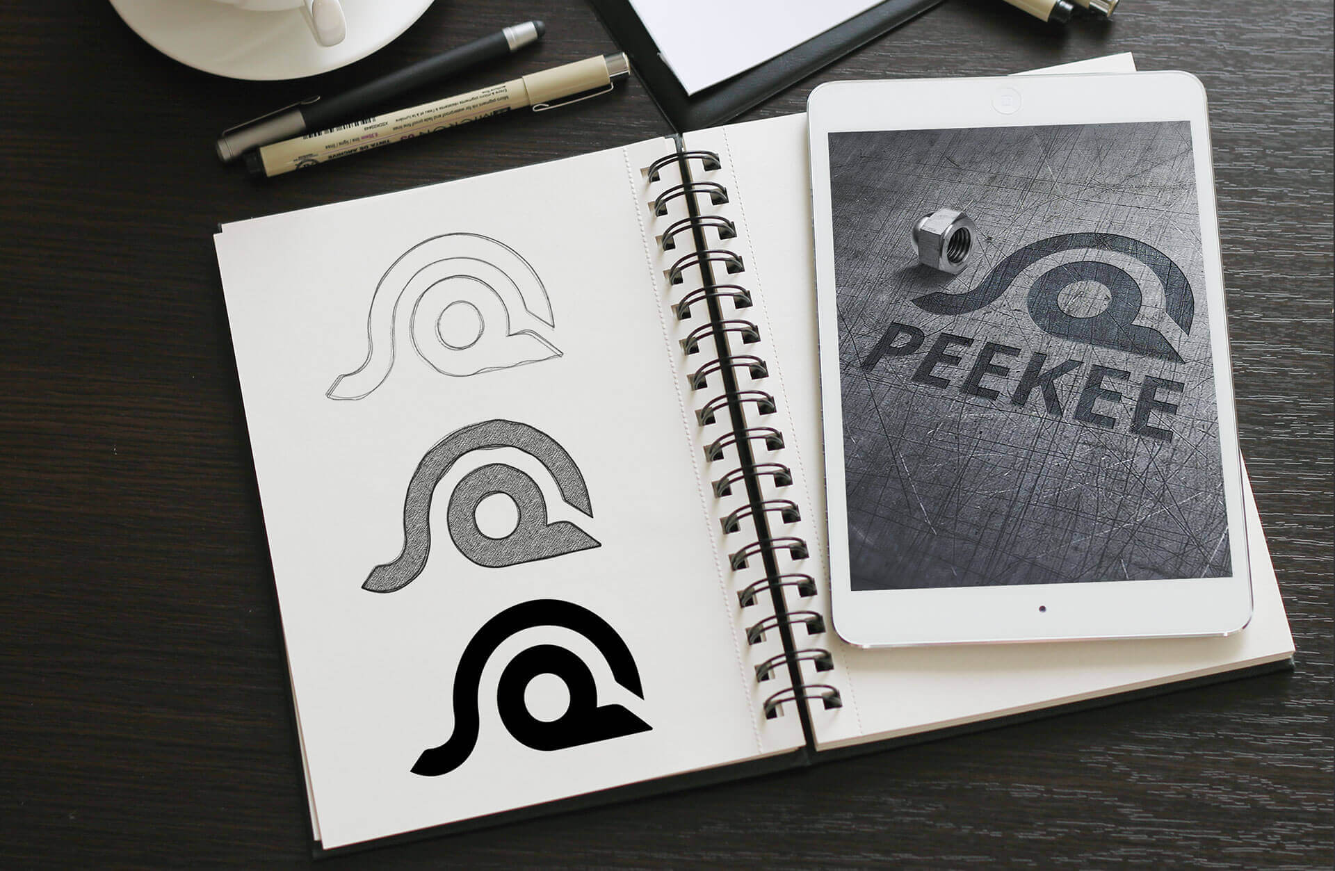 Peekee app icon design