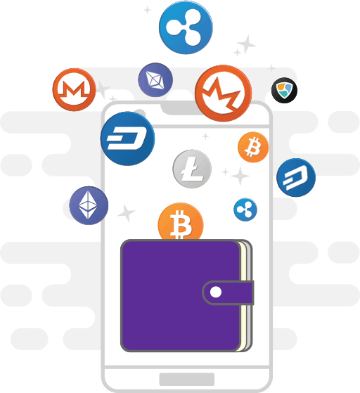 idea of cryptocurrency wallet app