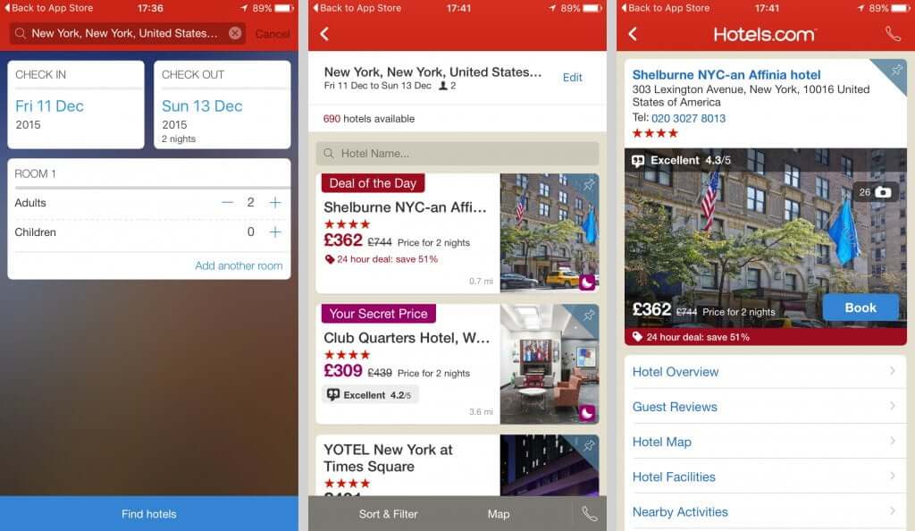 Hotel Room Booking Apps With Hybrid Approach