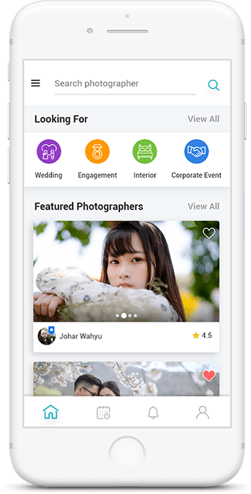 On Demand Photographer App