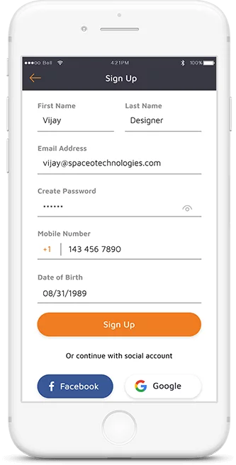 Sign up