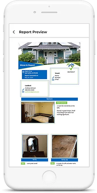 Reposit App Rental Information