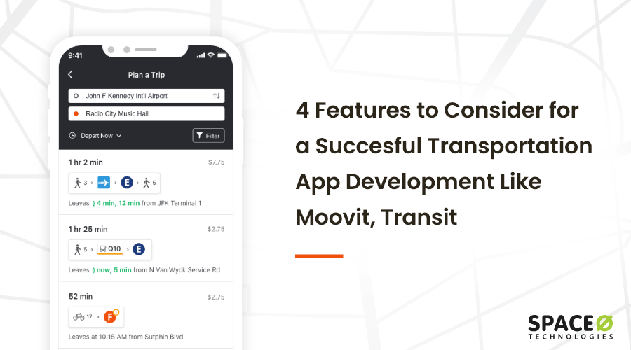 transport app development