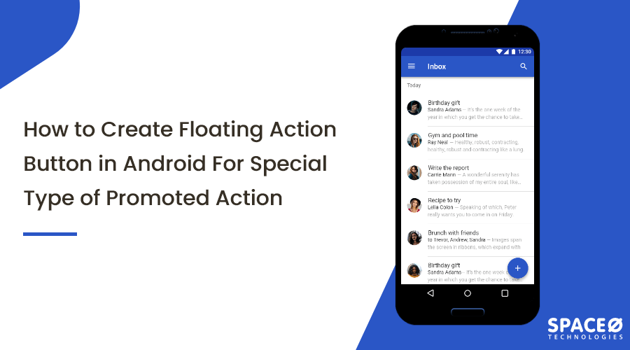 floating action button in android