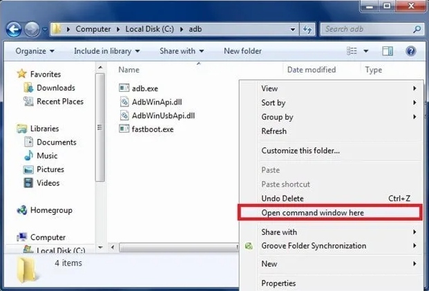 Command window