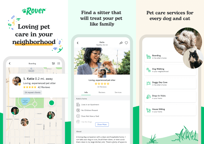 rover Dog Walkers App