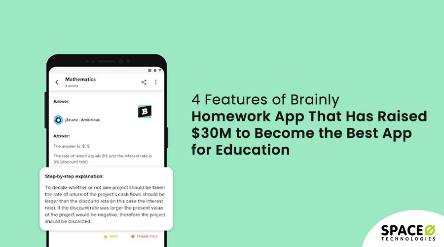 Brainly Homework App Features