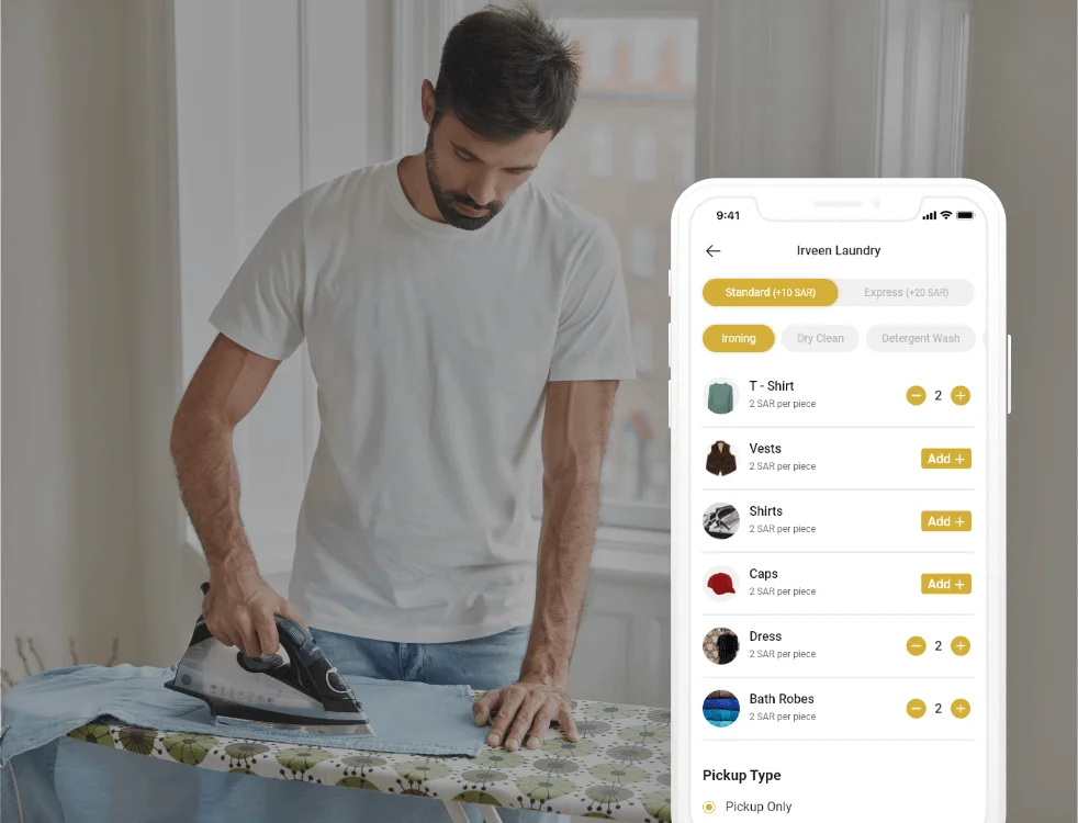 EasyClean — On-demand Laundry App