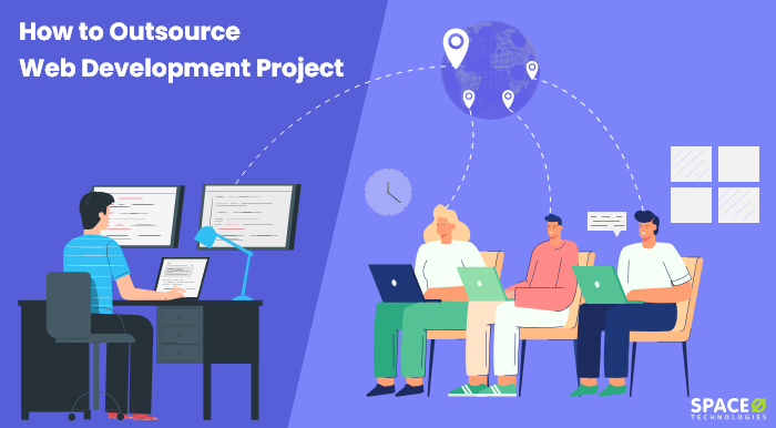 outsource web development project