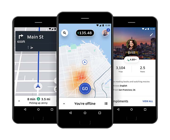 Uber App Screen