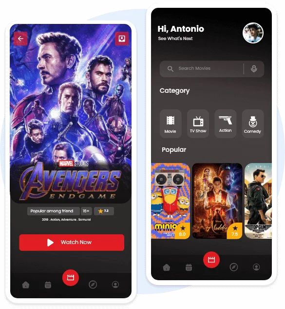 Netflix like Service Streaming App Development
