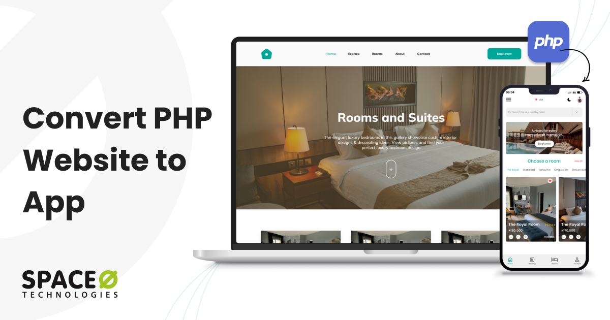convert php website to mobile app