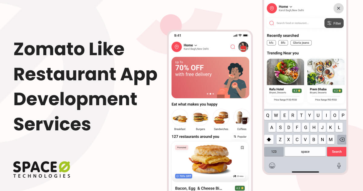 Zomato Like Restaurant App Development Services