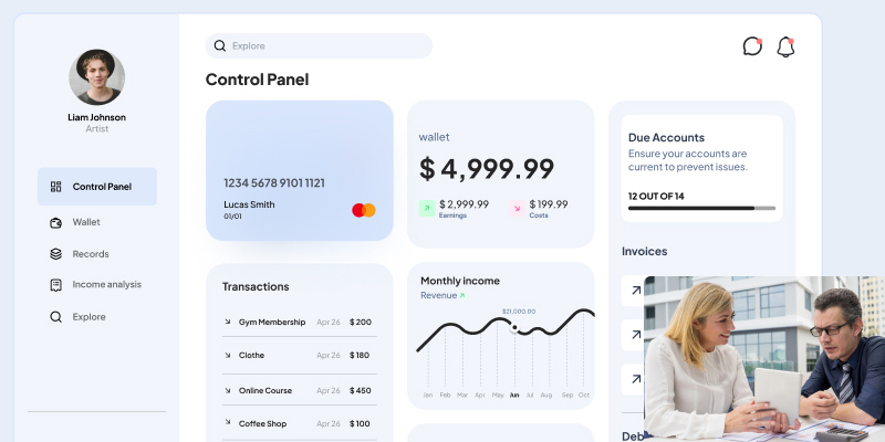 Financial Forecasting SaaS Dashboard