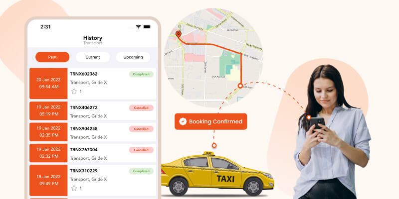 On-Demand Taxi Booking App