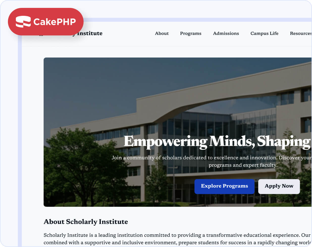 CakePHP Website Development
