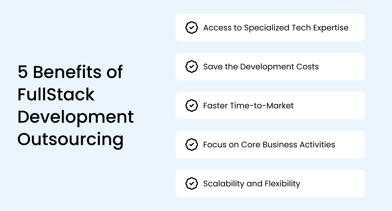 5 Benefits of FullStack Development Outsourcing
