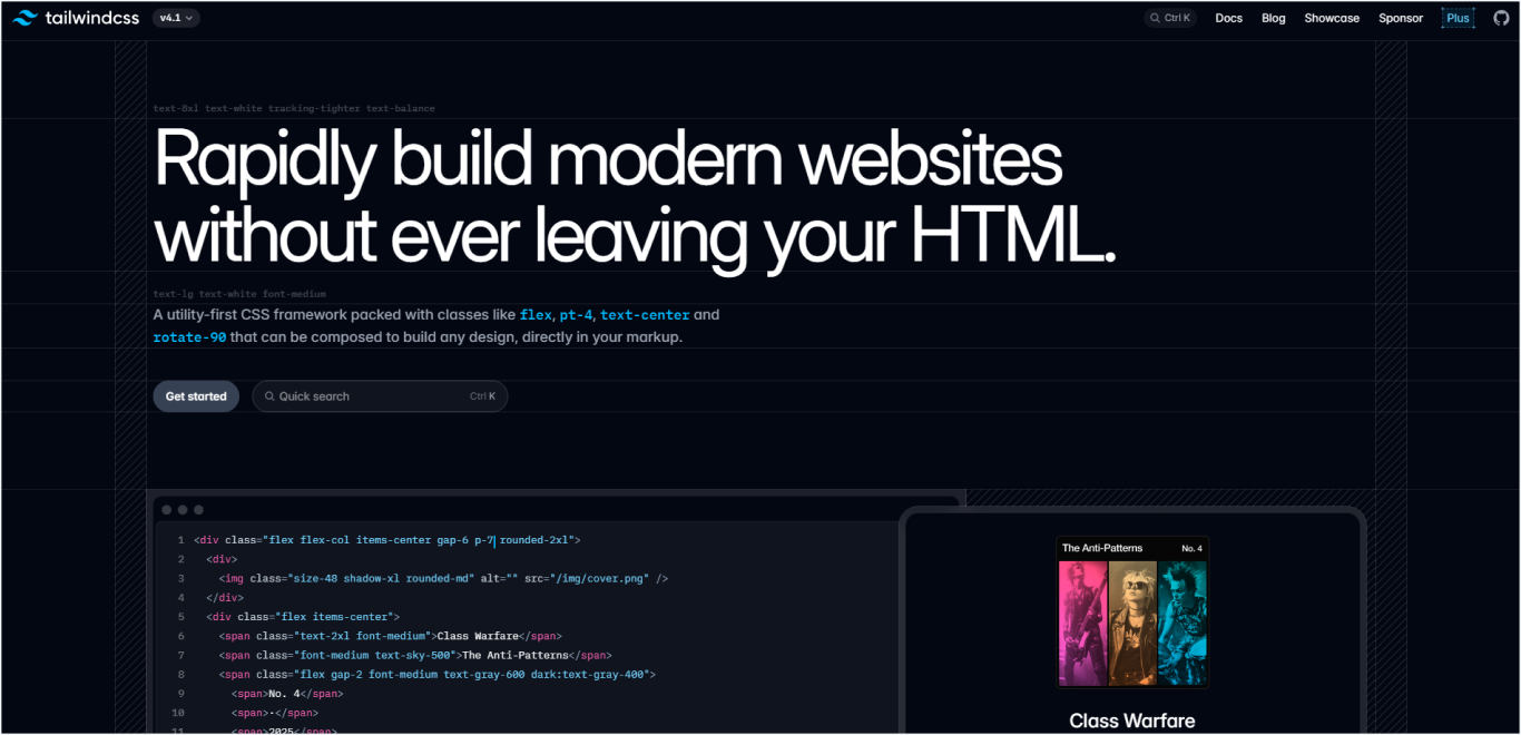 Tailwind CSS_ Utility-first CSS framework