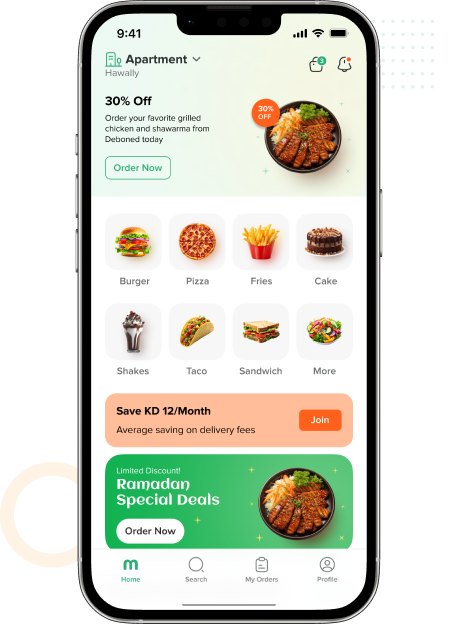 Customer App feature