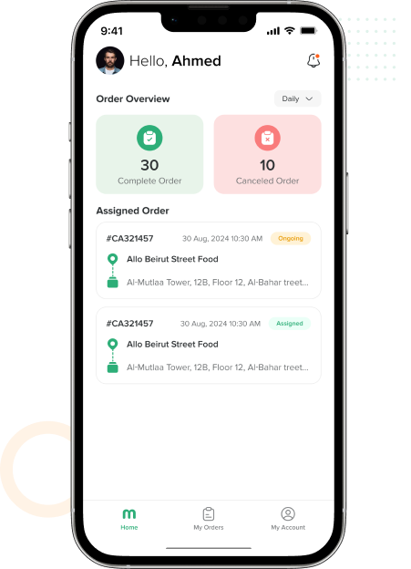 Driver App feature