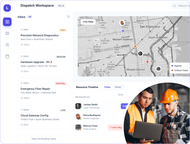 Field Service Management Optimization for Manufacturing Company