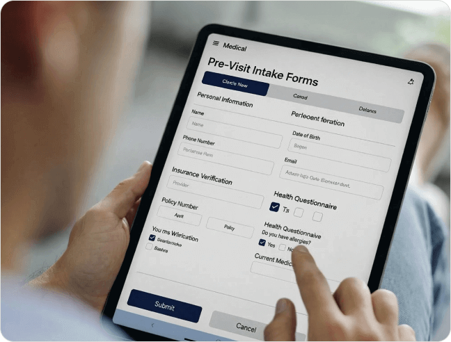 Pre-Visit Intake & Digital Forms