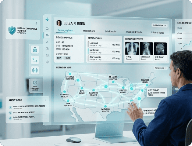 Multi-Location Healthcare Network EHR Integration