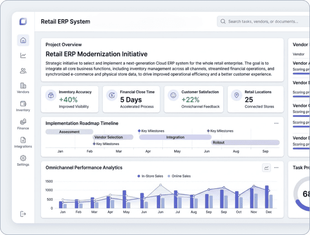 Retail ERP System Selection and Implementation Planning