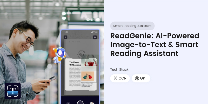 ReadGenie - AI-Powered Image-to-Text & Smart Reading Assistant
