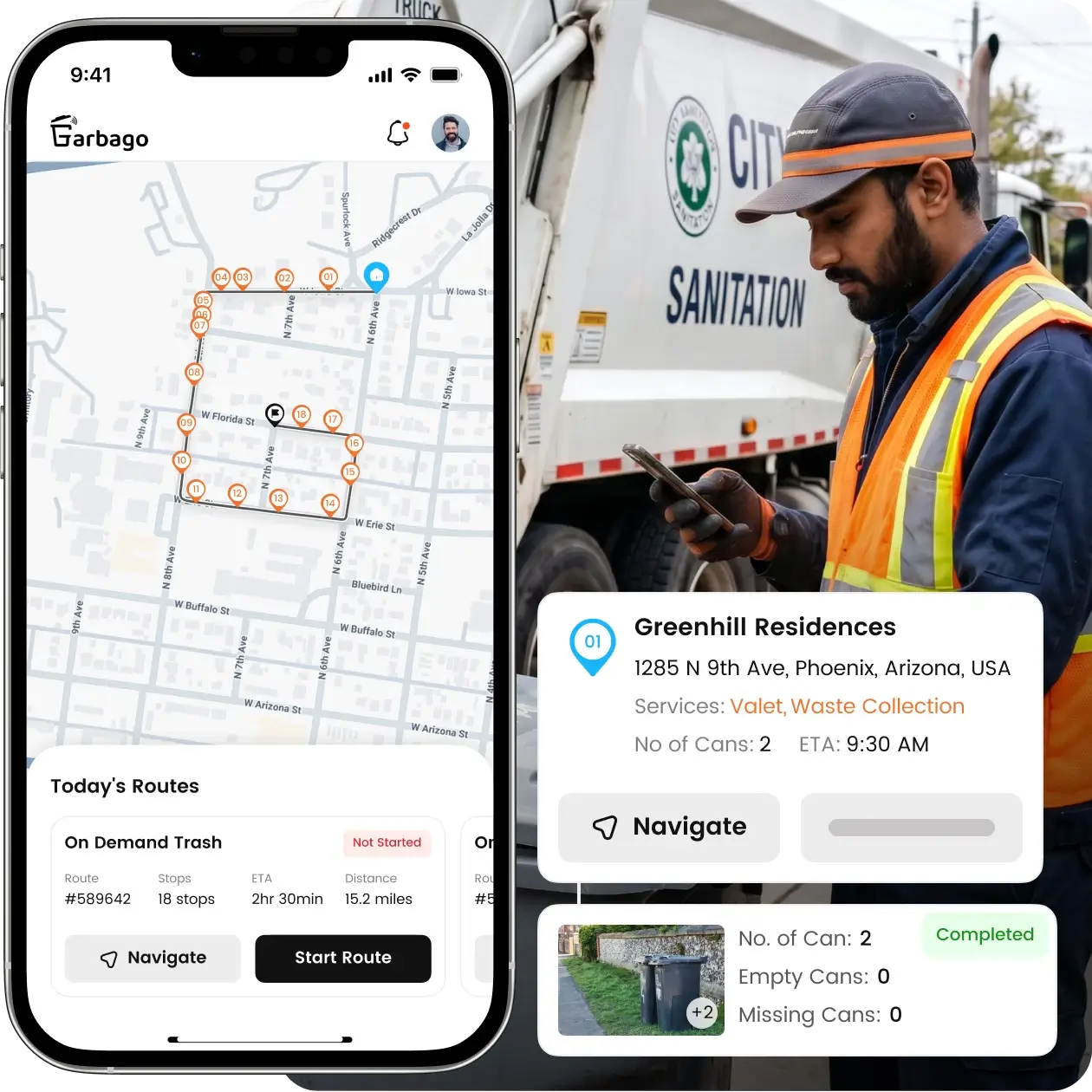 GarbaGo waste management software platform