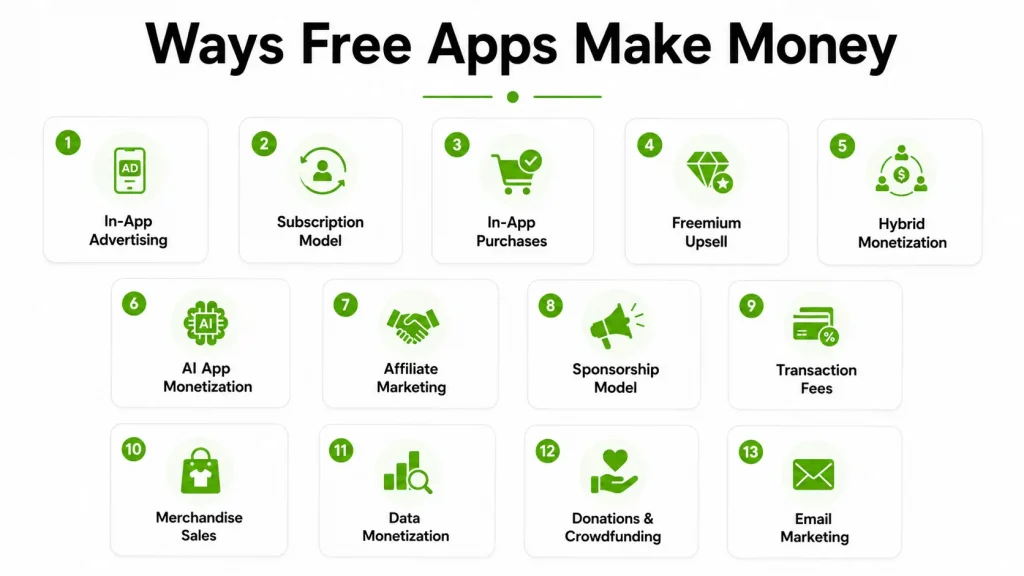 What are the Best Ways to Make Money from a Free App?