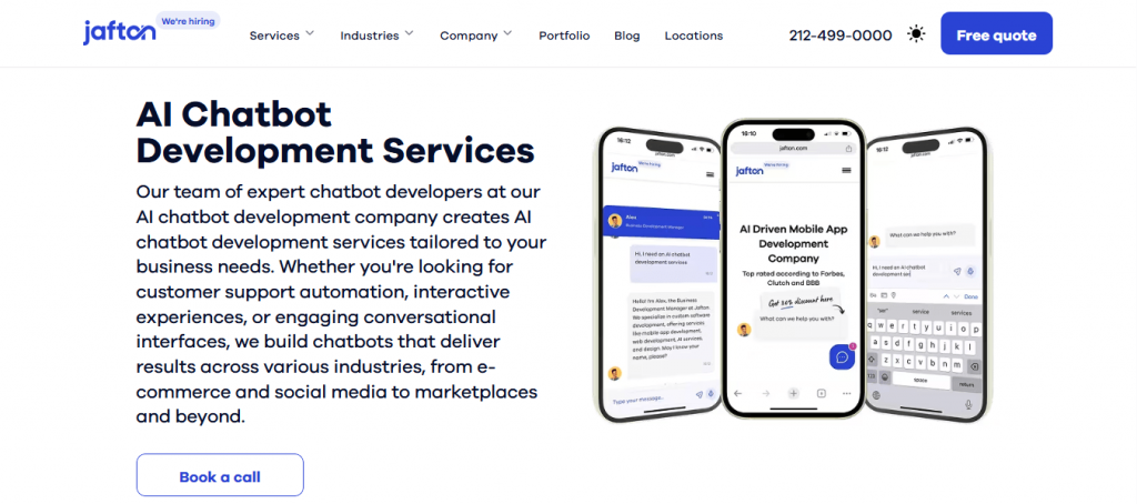 Jafton- AI Chatbot Development Services