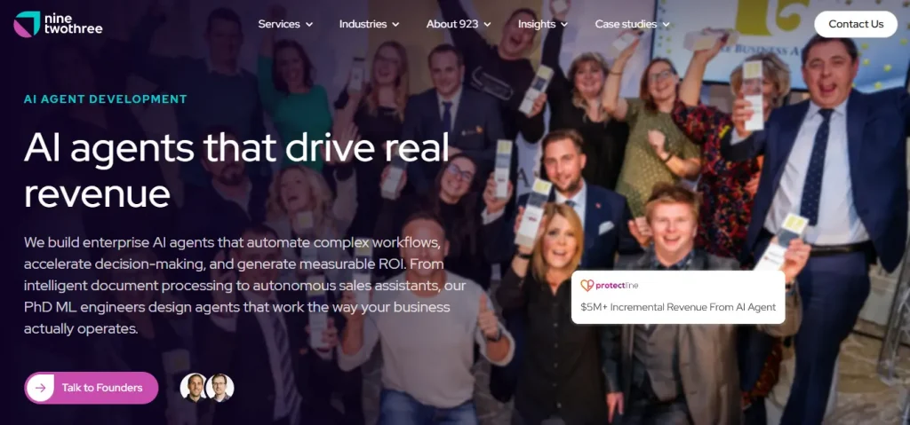 NineTwoThree- AI Agent Development Services