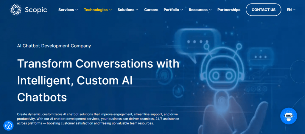 Scopic Software - AI Chatbot Development Services