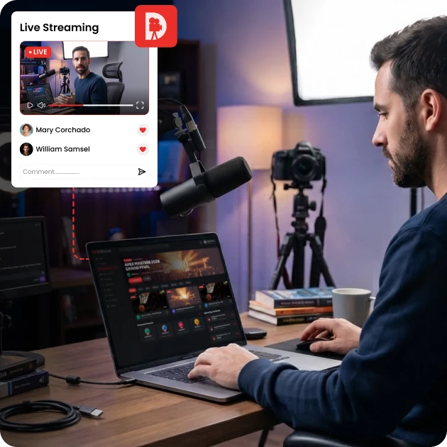 IndiStreams live streaming platform