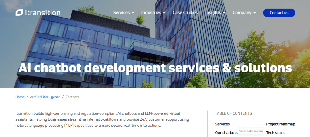 iTransition- AI Chatbot Development Services
